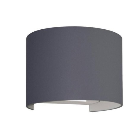 Applique da Muro in Alluminio Antracite 2x5W IP54 4000K BOT LIGHTING MARBELLA10GR