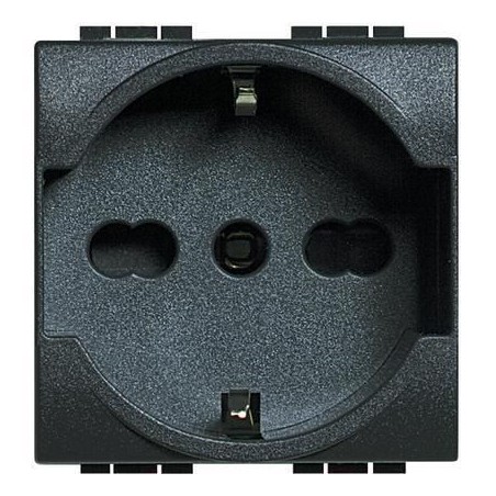 PRESA SCHUKO UNIVERSALE 10A/16A LIVING LIGHT BTICINO L4140/16