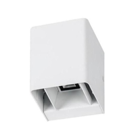 Applique da Muro in Alluminio Bianco 2x3W IP65 LAMPO UPD2R6WBIDL