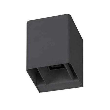 Applique da Muro in Alluminio Antracite 2x3W IP65 LAMPO UPD2R6WANDL