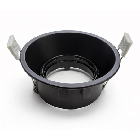 Faretto da Incasso Rotondo Orientabile 230V Nero LAMPO DIKORTRNESL