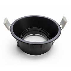 Faretto da Incasso Rotondo Orientabile 230V Nero LAMPO DIKORTRNESL