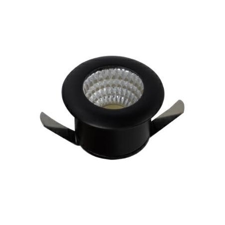 Mini Spotlight LED Nero 3W 4000K 320lm 230V IPERLUX IP3SCBD