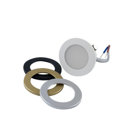 Mini Spotlight LED Bianco IP65 3W 4000K 270lm 230V IPERLUX IP3C65D