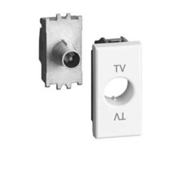 Presa Tv e Sat Axolute Passante 14db Connettore Maschio BTICINO HD4202P