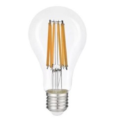 Lampadina LED Goccia 16W E27 Trasparente 3000K IPERLUX IP16F27W