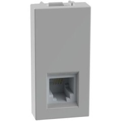 Presa telefonica RJ11 Bticino MatixGO tipo K10 1 modulo Grigia JG4258RJ11