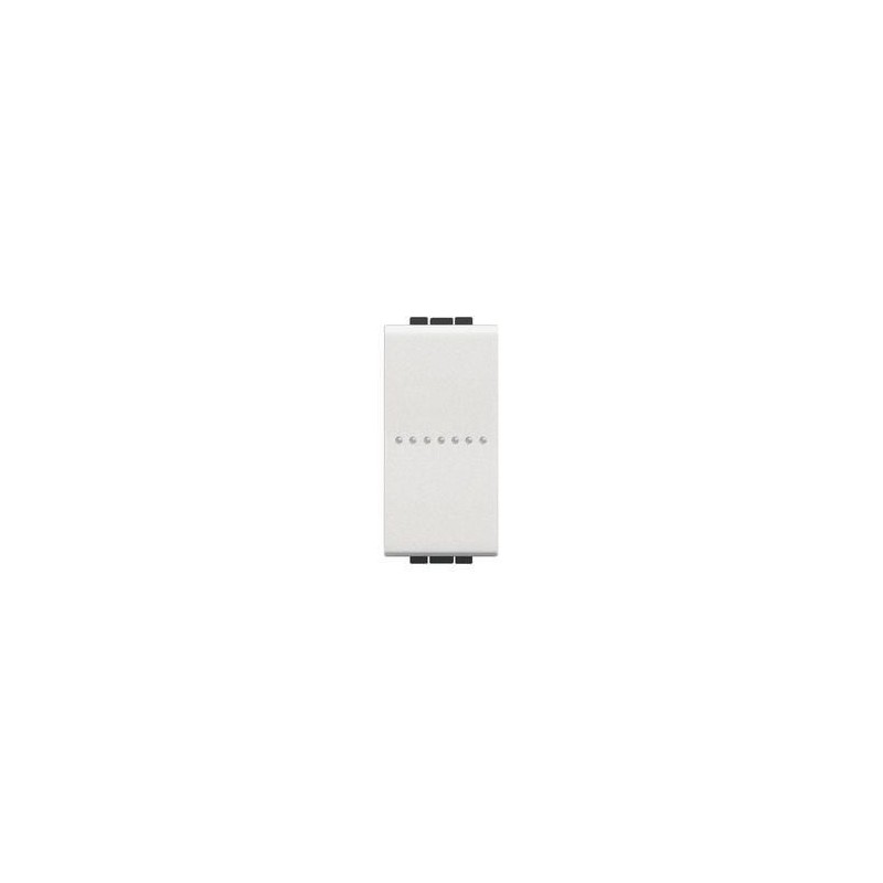 LivingLight deviatore assiale 10A 1P bianco BTICINO N4053N LivingLight deviatore assiale 10A 1P bianco BTICINO N4053N