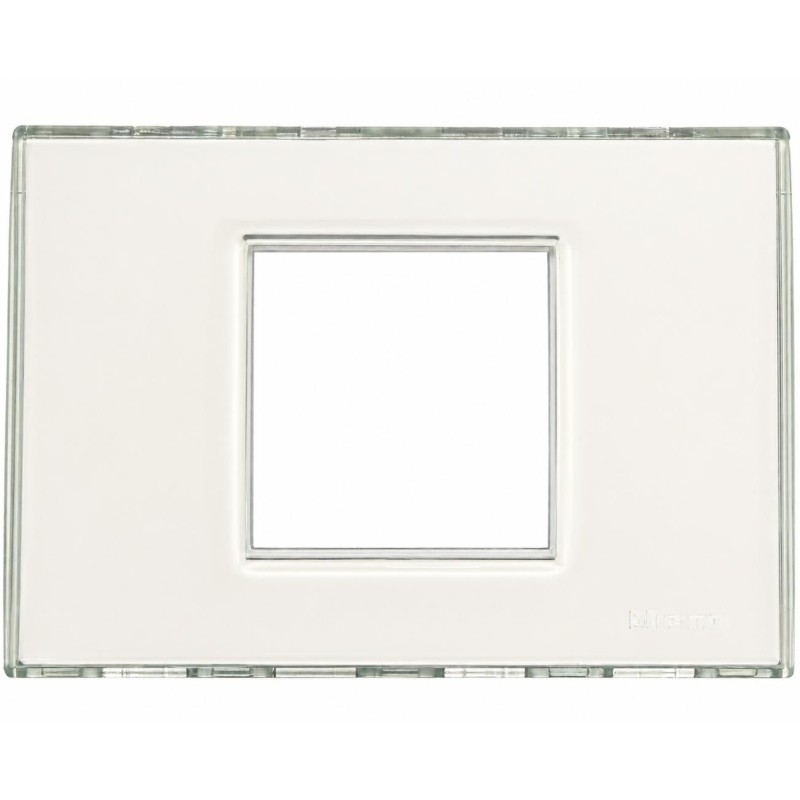 Livinglight Placca 3 Moduli 2 Posti Quadra Kristal BTICINO N4819KR Livinglight Placca 3 Moduli 2 Posti Quadra Kristal BTICINO N4819KR