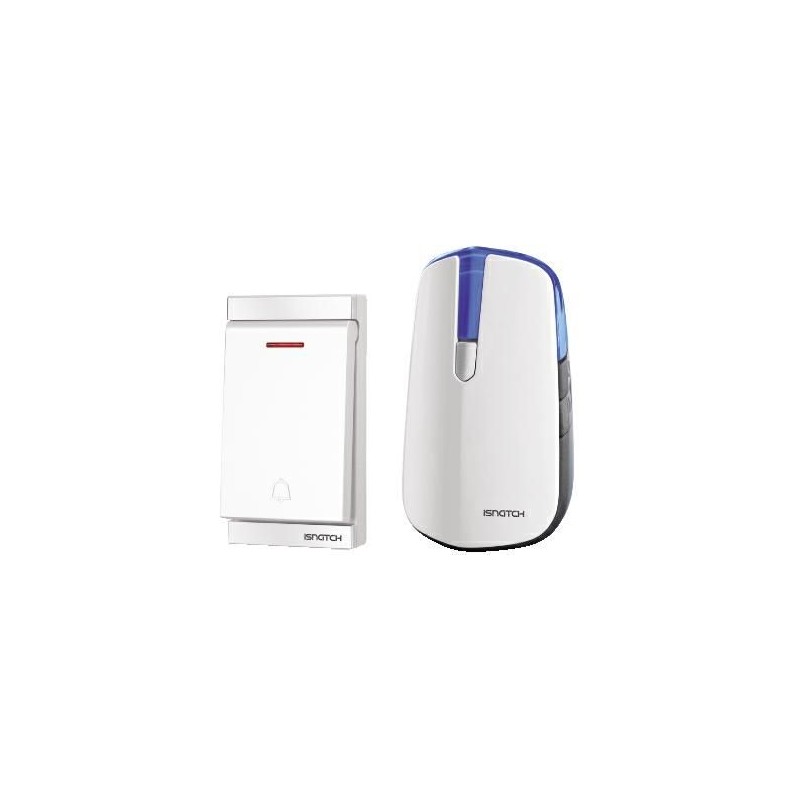 Campanello senza Fili Plug e Play IP44 KONELCO GBC 67834250/I Campanello senza Fili Plug e Play IP44 KONELCO GBC 67834250/I