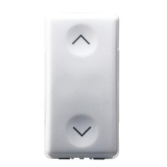 Commutatore 1-0-2 system 1 modulo con frecce su e giù GEWISS GW20559 Commutatore 1-0-2 system 1 modulo con frecce su e giù GEWISS GW20559