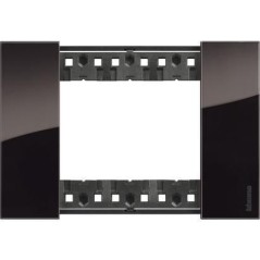 Placca Living Now 3 moduli notte BTICINO KA4803DG