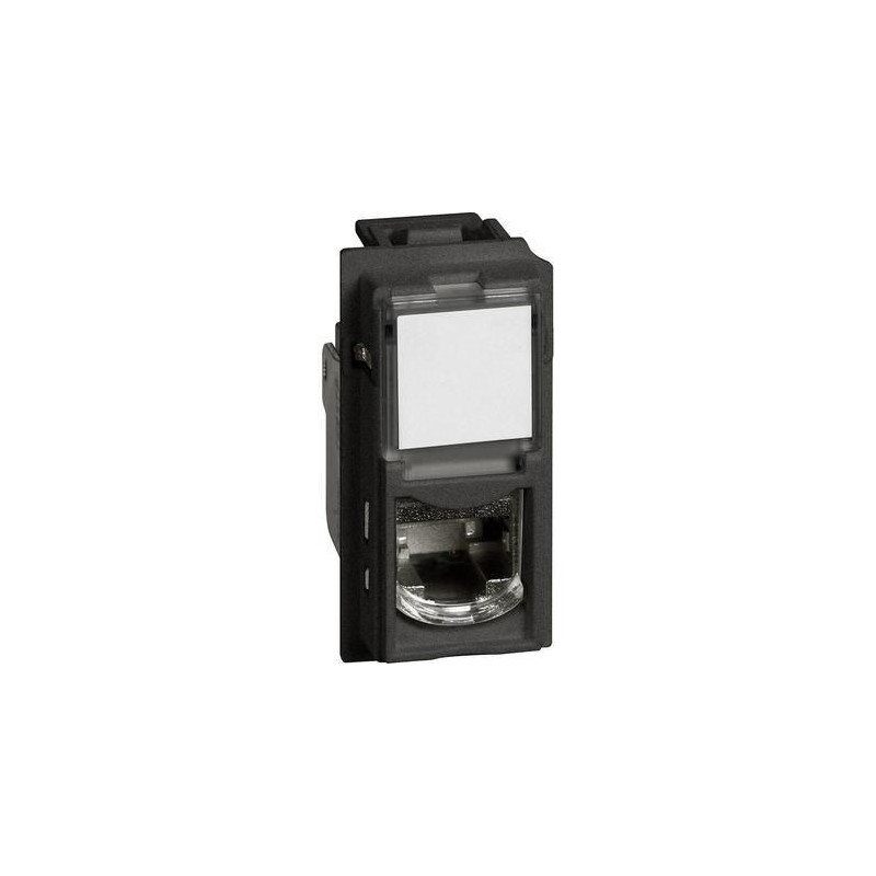 Presa Living Now RJ45 Toolless UTP cat. 6 Nero BTICINO KG4279C6