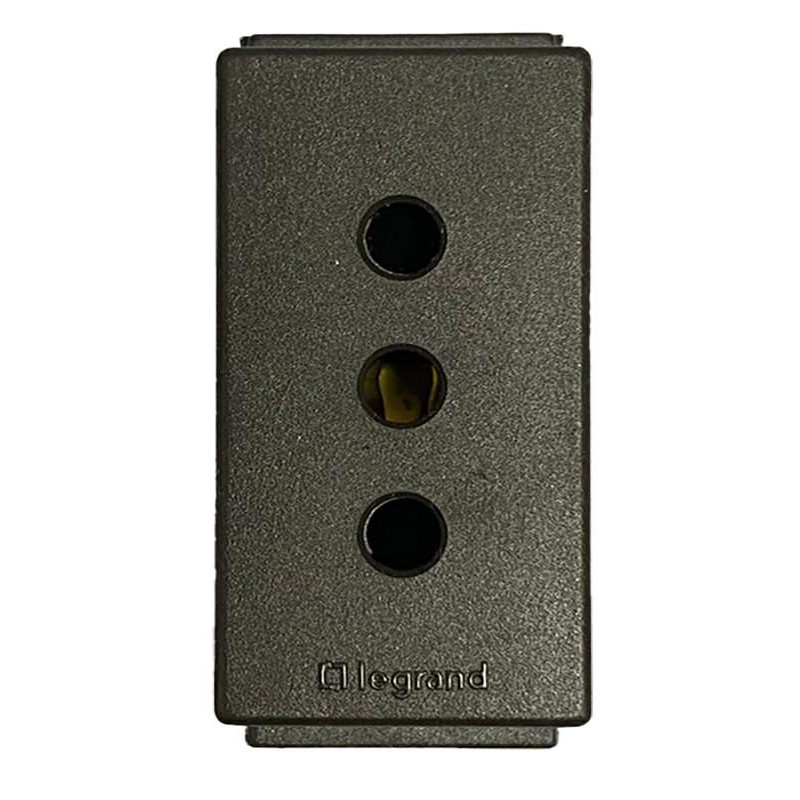 PRESA 2P+T LEGRAND ERGO 10A 250V 70050