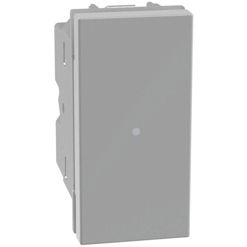 Deviatore assiale 1P 10AX 1 modulo grigio MatixGO BTICINO JG4053