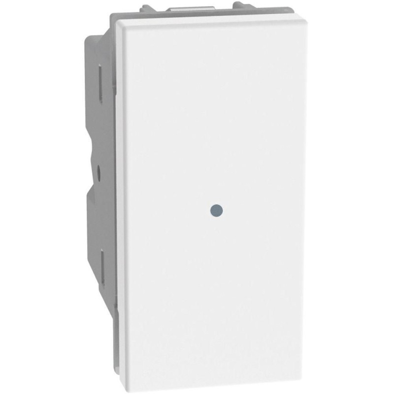 Interruttore assiale MatixGO 1P 10AX 1 modulo Bianco BTICINO JW4051 Interruttore assiale MatixGO 1P 10AX 1 modulo Bianco BTICINO JW4051