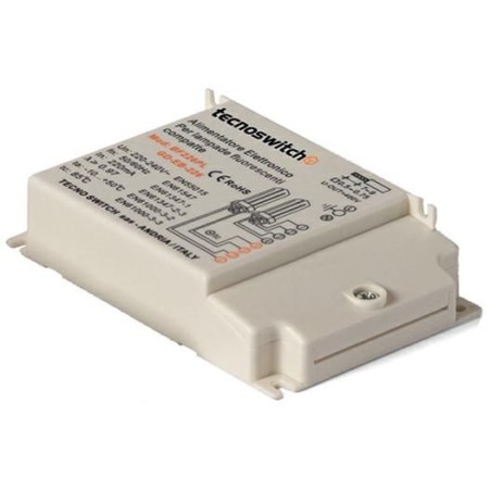 ALIMENTATORE ELETTRONICO PER LAMPADE FLUORESCENTI 2X18W TECNOSWITCH BF218PL