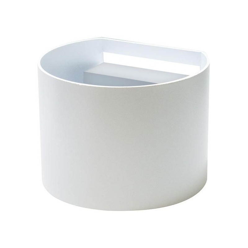 Applique da Muro Rotondo in Alluminio Bianco 2x3W 4000K IP65 LIFE 39.9PL3040WN
