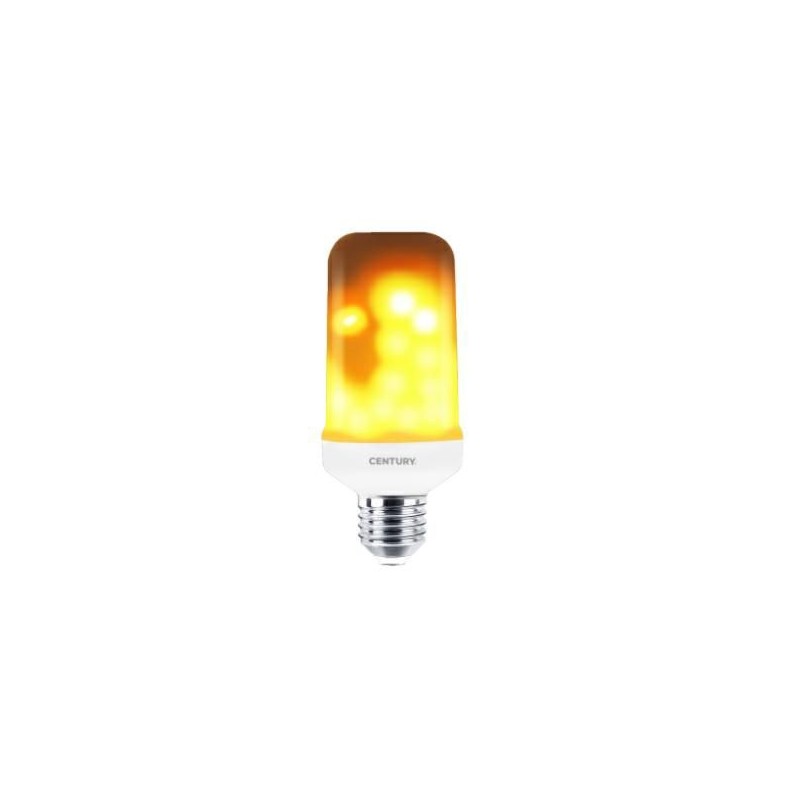 Lampada Effetto Fiamma LED E27 4W CENTURY FS1-042715 Lampada Effetto Fiamma LED E27 4W CENTURY FS1-042715