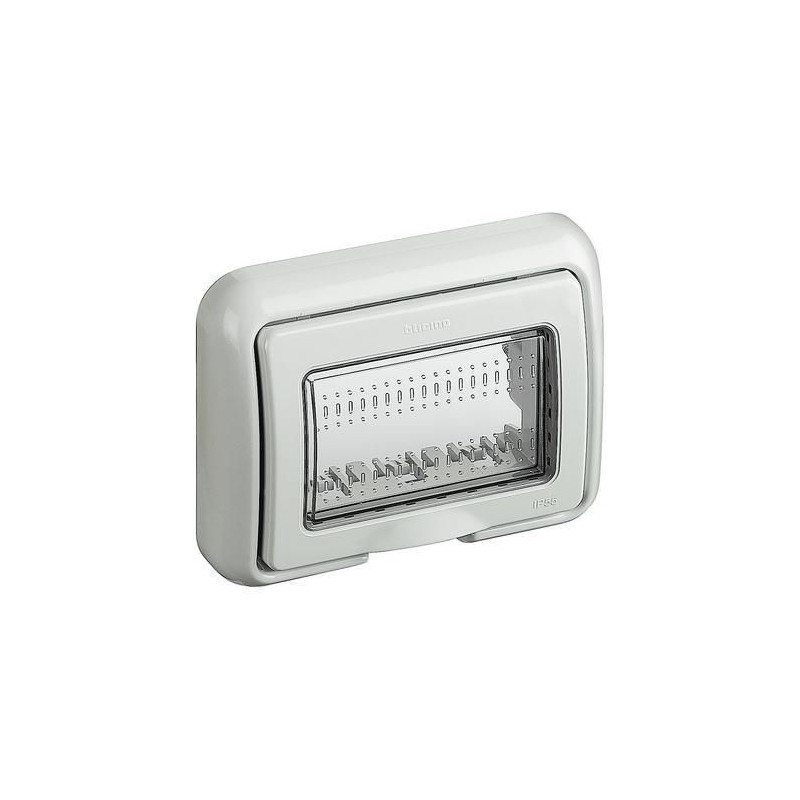 Idrobox placca IP55 3 moduli Serie Matix BTICINO 25603 Idrobox placca IP55 3 moduli Serie Matix BTICINO 25603