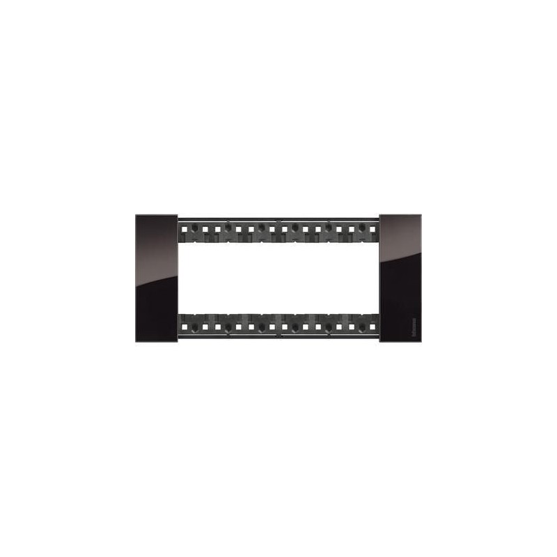 Placca Living Now 6 moduli colore Notte BTICINO KA4806DG Placca Living Now 6 moduli colore Notte BTICINO KA4806DG