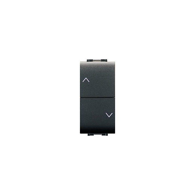 DOPPIO PULSANTE ANTRACITE MY LIFE ELETTROCANALI ECL4022 DOPPIO PULSANTE ANTRACITE MY LIFE ELETTROCANALI ECL4022
