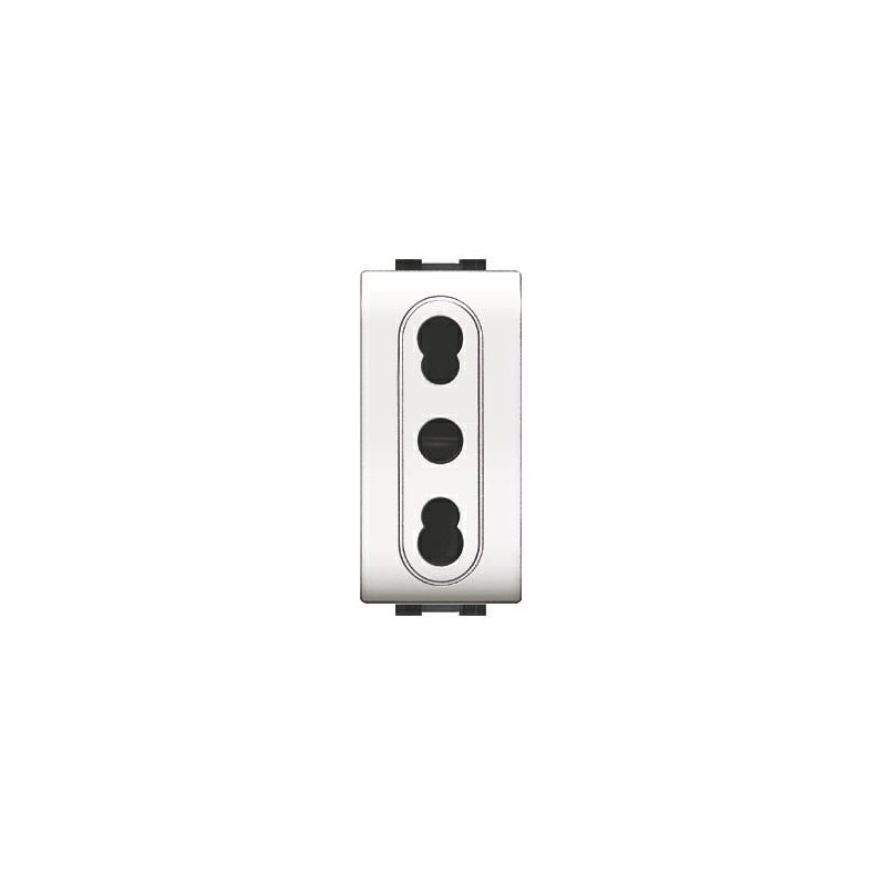 PRESA BIPASSO MY LIFE ELETTROCANALI ECL4045WH PRESA BIPASSO MY LIFE ELETTROCANALI ECL4045WH