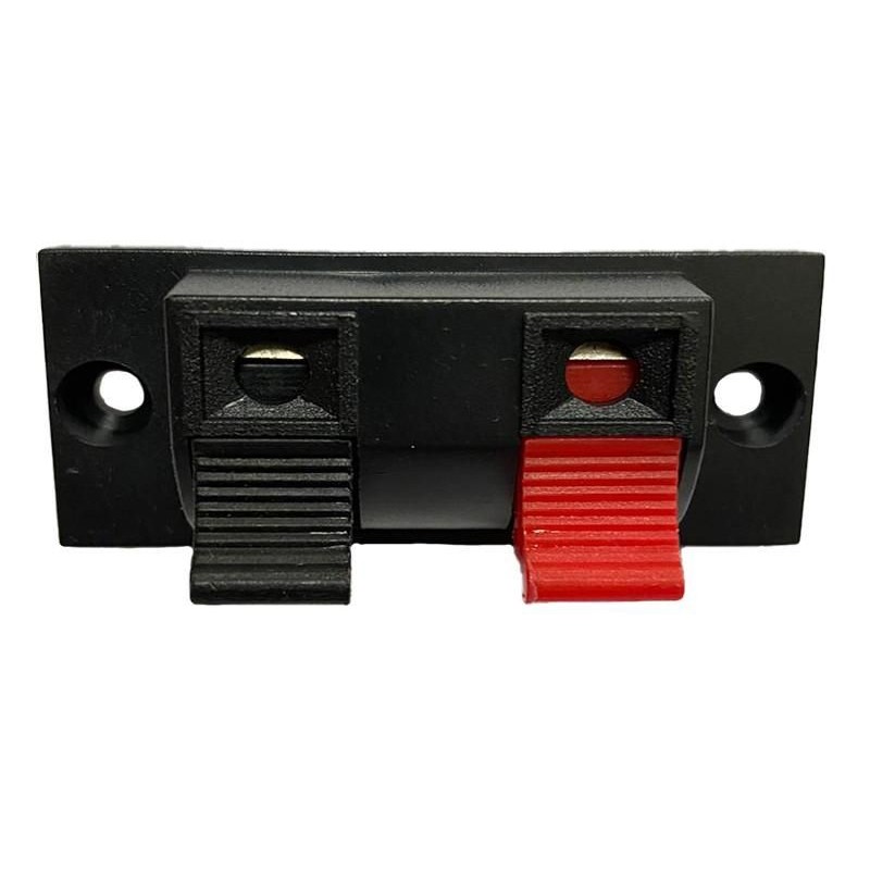 MORSETTO RETTANGOLARE 2 POLI PER CASSE ACUSTICHE KONELCO GBC 18130000 MORSETTO RETTANGOLARE 2 POLI PER CASSE ACUSTICHE KONELCO GBC 18130000
