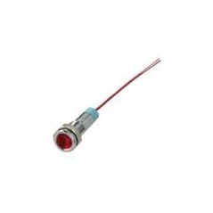 SEGNALATORE LUMINOSO METALLICO LED 220V ROSSO KONELCO GBC 25416060