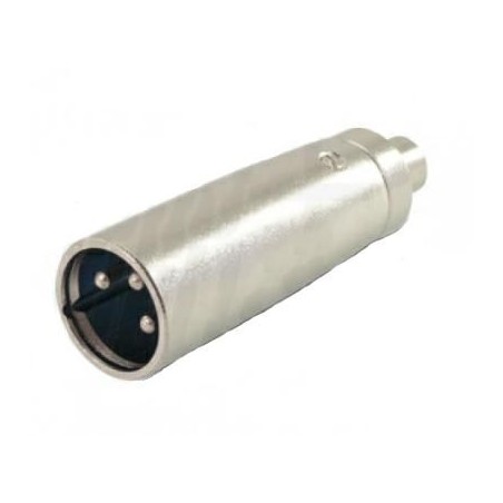 Adattatore microfonico XLR Spina 3 poli a Presa RCA ALPHA ELETTRONICA 40-102