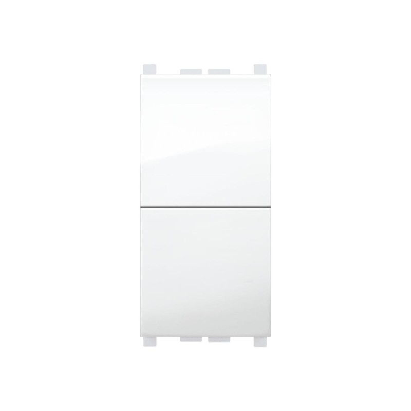 Doppio Pulsante Mivida Compatibile Vimar Plana 10A ELETTROCANALI ECMV6023 Doppio Pulsante Mivida Compatibile Vimar Plana 10A ELETTROCANALI ECMV6023
