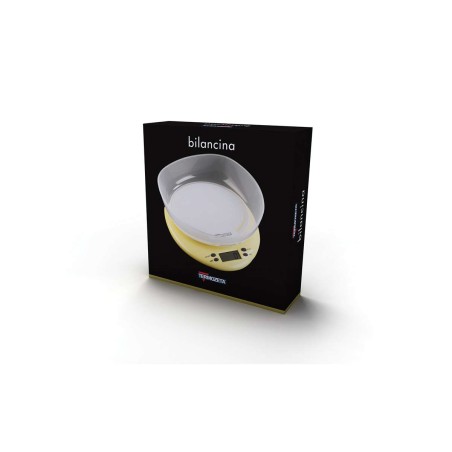 BILANCIA DA CUCINA DIGITALE 5KG GIALLA TERMOZETA 85854B