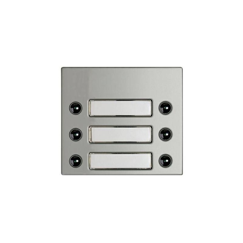 Frontale Con 3 Doppi Pulsanti Allmetal BTICINO 332461 Frontale Con 3 Doppi Pulsanti Allmetal BTICINO 332461