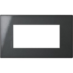 Placca 4 Posti Axolute AIR Antracite BTICINO HW4804HS