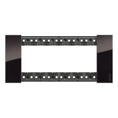 Placca Living Now 6 moduli colore Notte BTICINO KA4806DG