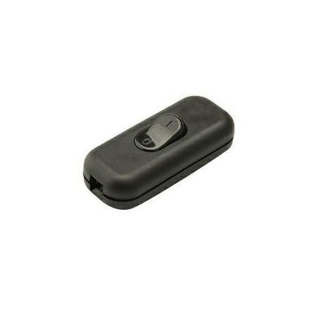 Interruttore Bipolare passafilo Nero FAI 2190/N
