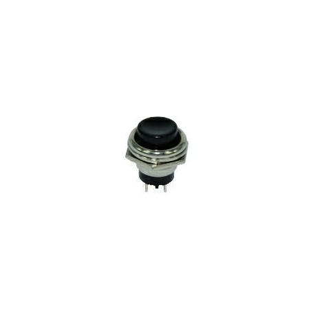 Interruttore a Pulsante Unipolare Nero OFF-(ON) KONELCO GBC 24056002
