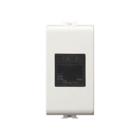 Presa Telefonica RJ11/RJ12 Easy Compatibile Bticino Matix ELETTROCANALI ECSE8989C4