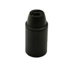 Portalampada Liscio E14 Nero FAI 0166/N