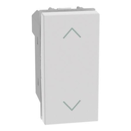 Pulsante doppio interbloccato per tapparelle bianco MatixGO BTICINO JW4037N