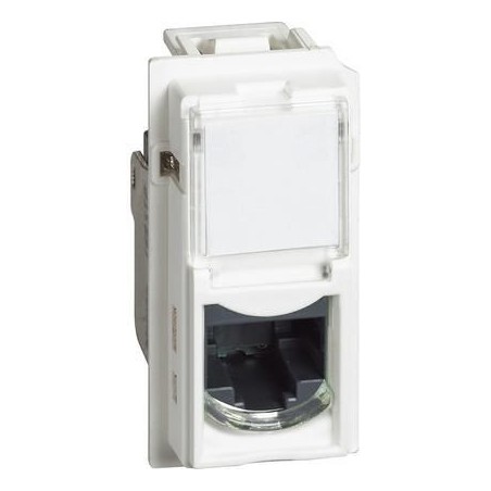 Connettore RJ45 living Now toolless UTP cat5E bianco BTICINO KW4279C5E