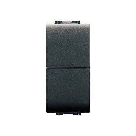DOPPIO PULSANTE ANTRACITE 1P MY LIFE ELETTROCANALI ECL4023