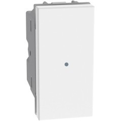 Deviatore assiale MatixGO 1P 10AX 1 modulo bianco BTICINO JW4053