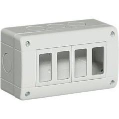 Custodia IP40 4 moduli BTICINO 25404 Custodia IP40 4 moduli BTICINO 25404