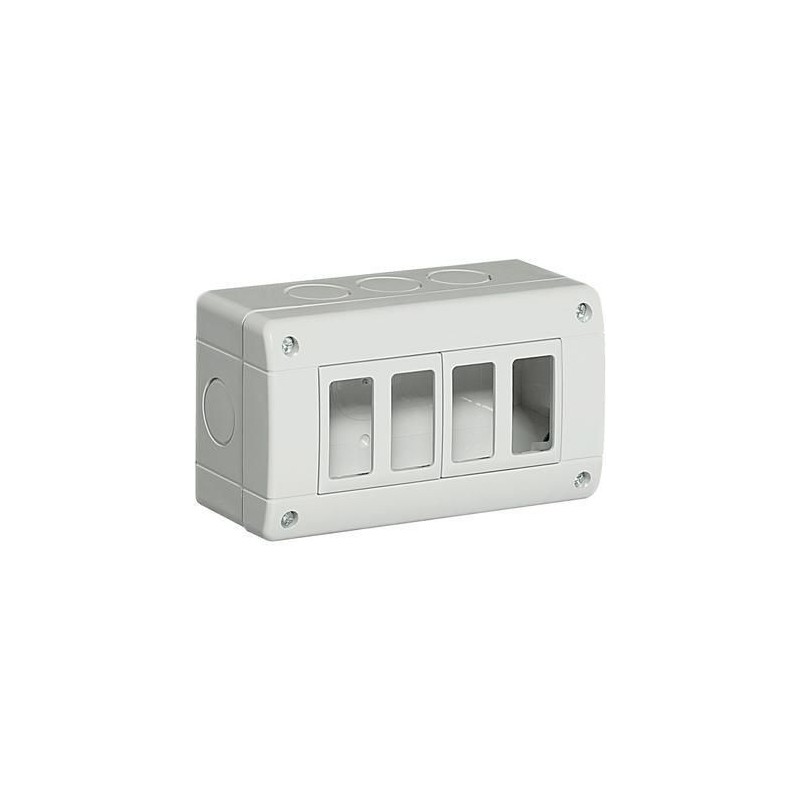 Custodia IP40 4 moduli BTICINO 25404 Custodia IP40 4 moduli BTICINO 25404