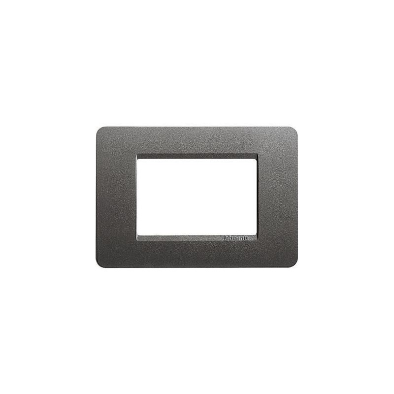 Placca Matix 3 Moduli Iron BTICINO AM4803IR Placca Matix 3 Moduli Iron BTICINO AM4803IR