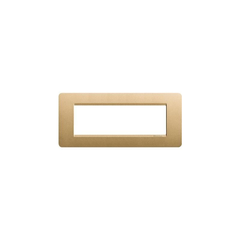 Placca Matix 6 Moduli Gold BTICINO AM4806LGL Placca Matix 6 Moduli Gold BTICINO AM4806LGL