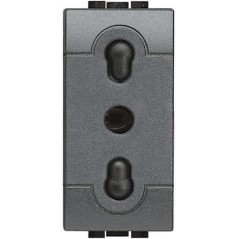 PRESA BIPASSO LIVING LIGHT BTICINO L4180