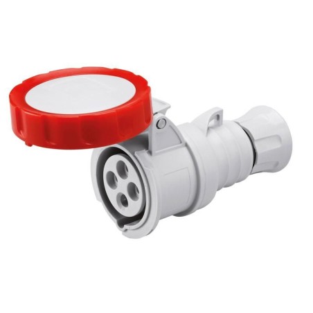 Presa mobile 3P+T 16A IP67 rossa 380V GEWISS GW62030H