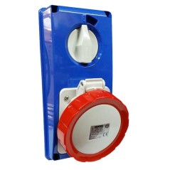 Presa interbloccata verticale 3P+N+T 32A IP67 GEWISS GW66320N Presa interbloccata verticale 3P+N+T 32A IP67 GEWISS GW66320N